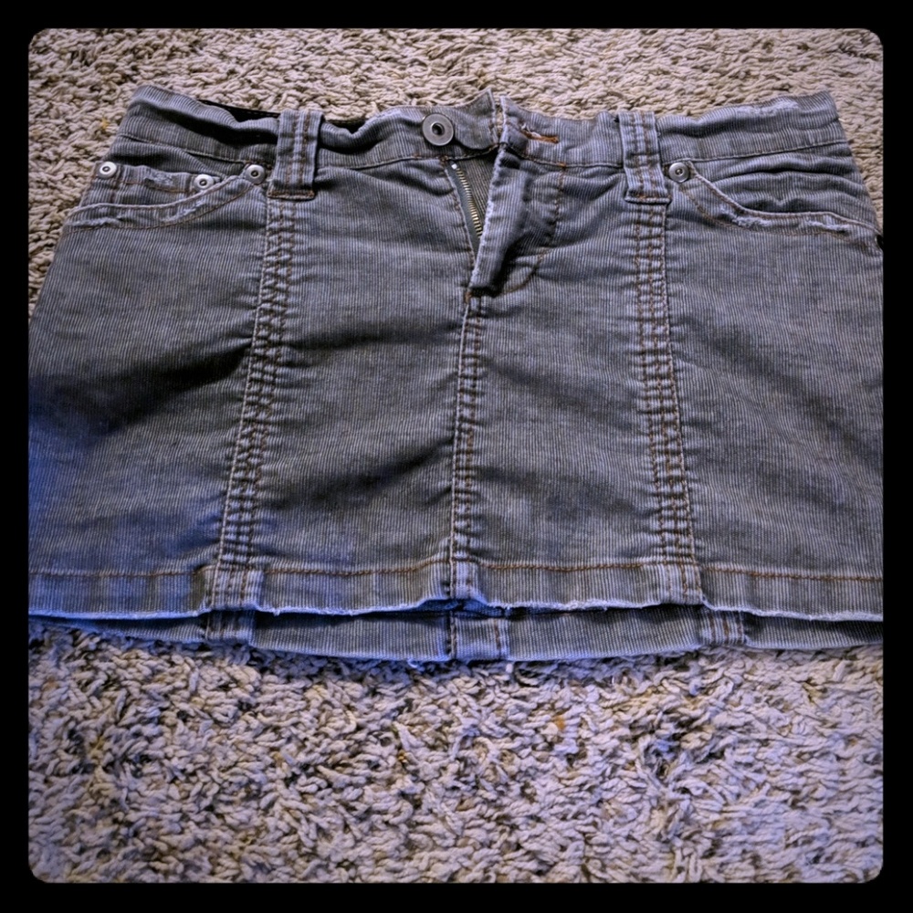 Corduroy skirt
